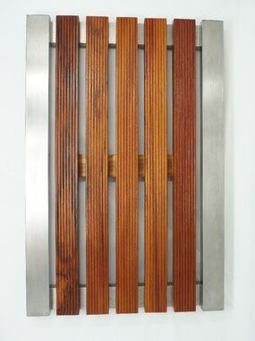 Conair The Brooklyn Collection Shower Mat (Teak/Stainless Steel)